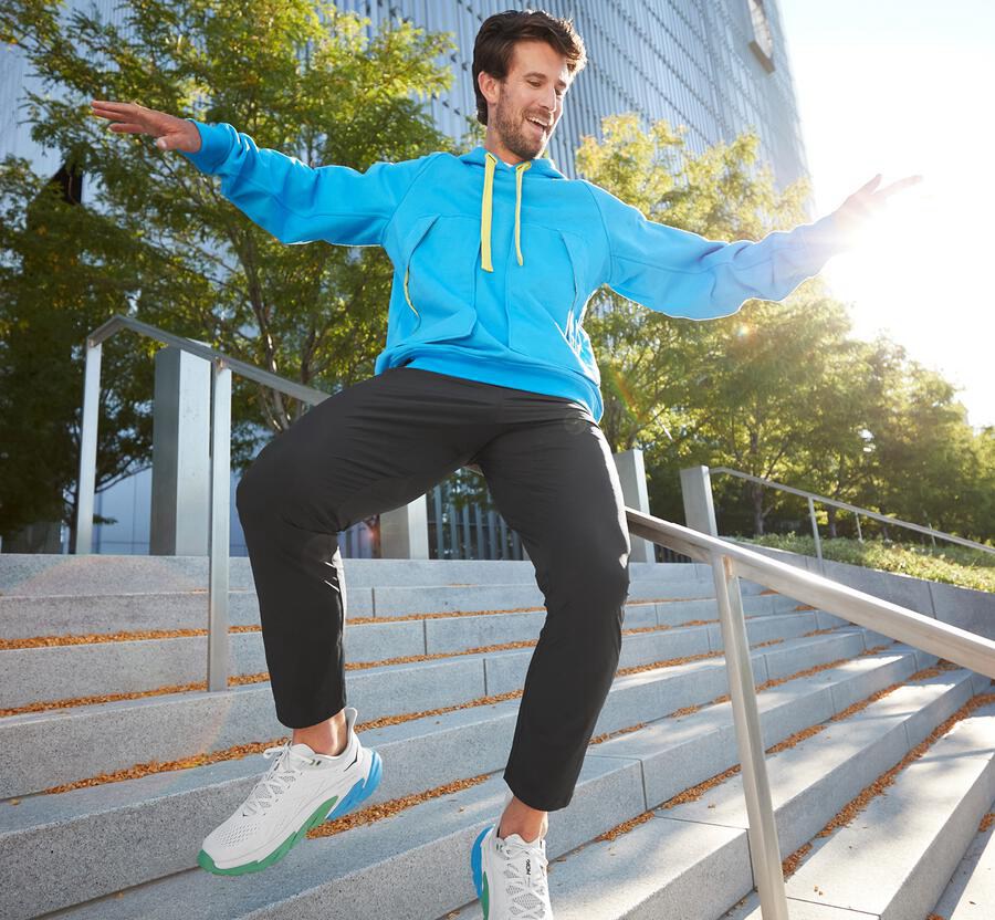 Hoka One One Kapşonlu Sweatshirt Kadın Mavi - Bondi - UM8904752